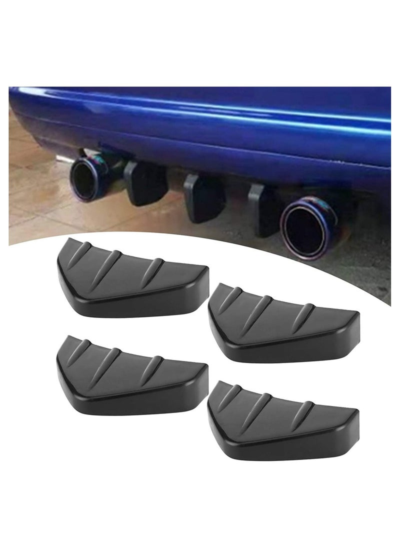 Y&D - Rear Bumper Diffuser, Black Deflector Shark Fin Protect Cover Anti-Crash Accessories, Universal Diffuser for SUV Car, Spoiler (Black) - Image 1