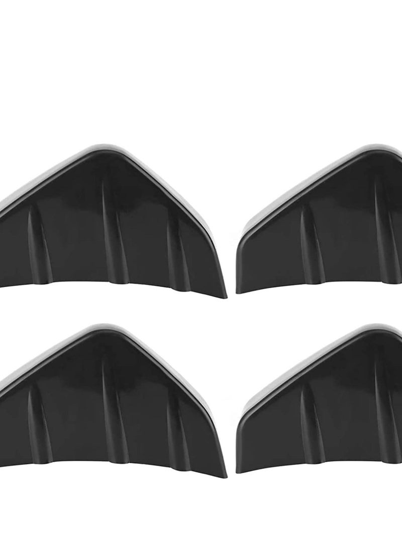 Y&D - Rear Bumper Diffuser, Black Deflector Shark Fin Protect Cover Anti-Crash Accessories, Universal Diffuser for SUV Car, Spoiler (Black) - Image 1