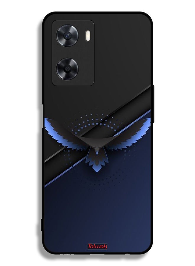 Tolwak Oppo A77 4G Protective Case Cover Eagle Digital Abstract Art - Image 2