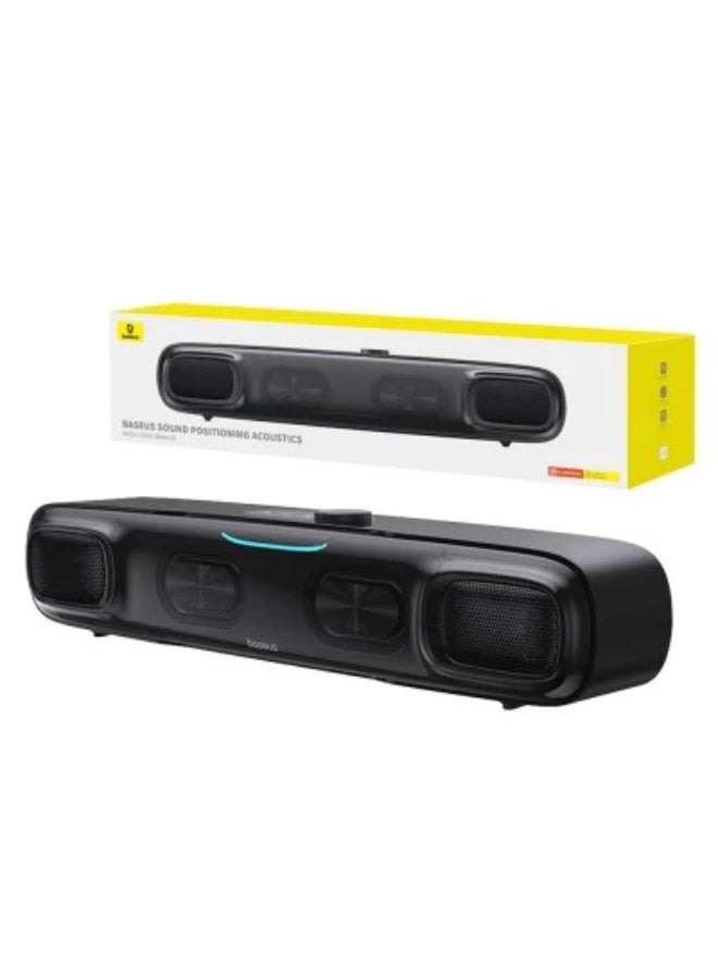 بيسوس سماعة ساوند بار بيسيوس AeQur DS10 ميني – لون أسود (مزودة ببطارية) - Image 1