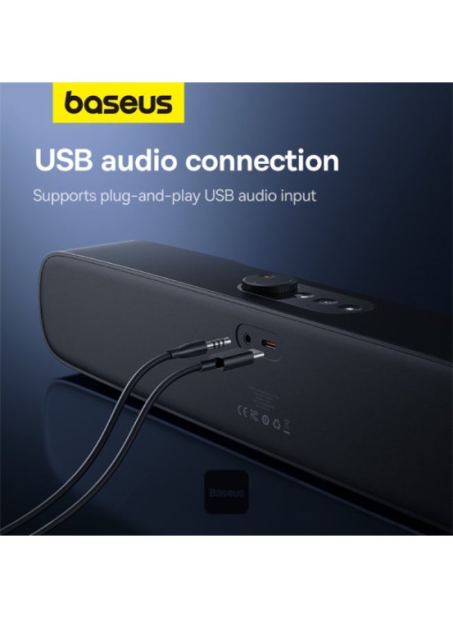 بيسوس سماعة ساوند بار بيسيوس AeQur DS10 ميني – لون أسود (مزودة ببطارية) - Image 5