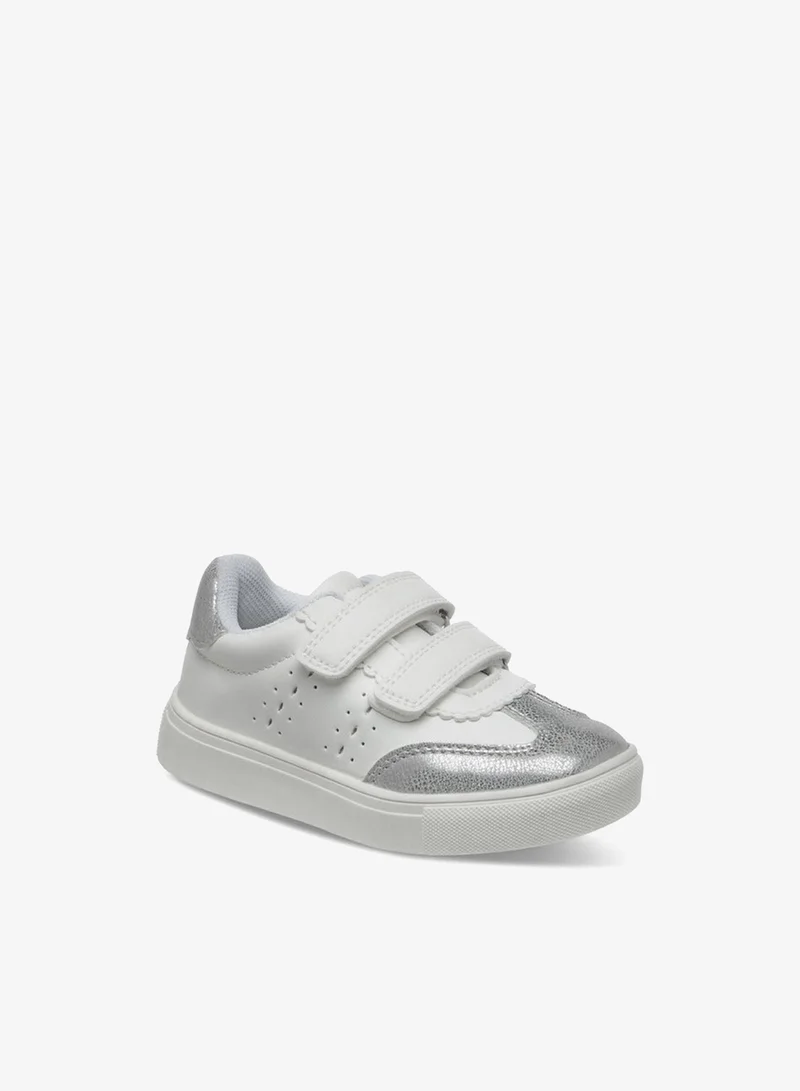 Barefeet Panelled Sneakers with Hook and Loop Closure