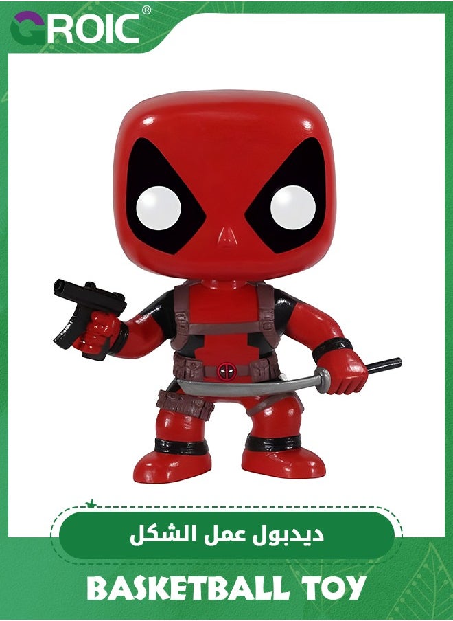 GROIC Movie Themed Action Figure - 3.75'' Deadpool Figure with Gun and Sword, Collectible Action Figures Toy, Model Figure for Collectors and Display, Gift Idea for Kids & Adults  - Image 1