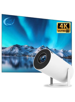 Generic NEW 2024 HY 300PRO Projector 4K UHD Smart Mini Projector Android 11.0, Dual WiFi, LCD High Brightness for Home Theater & Outdoors with 180° Projection Angle  - Image 1