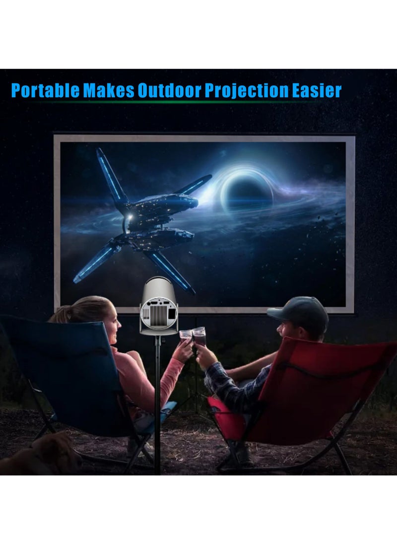 Generic - NEW 2024 HY 300PRO Projector 4K UHD Smart Mini Projector Android 11.0, Dual WiFi, LCD High Brightness for Home Theater & Outdoors with 180° Projection Angle - Image 1
