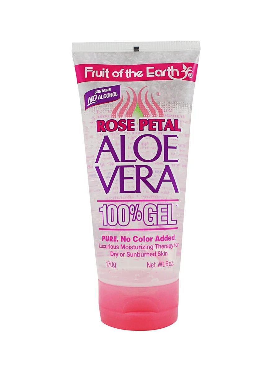 Fruit of the earth Fruit Of The Earth 100 Aloe Vera Gel 6 Ounce Rose Petal 177ml 