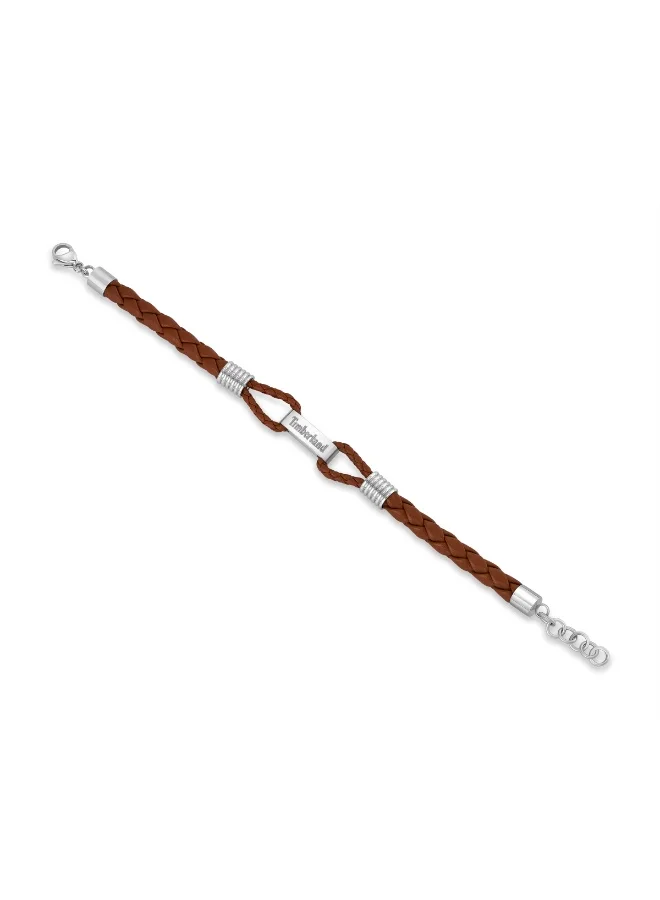تمبرلاند Peakspeed Brown Leather Bracelet for Men