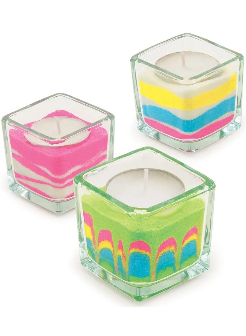 ADDO Out to Impress Creative Candle Holders with Different Coloured Sand | Decorate & Personalise your Candle Holder | Arts & Craft | DIY Craft Kit | Do it Yourself | Educational & Learning | Imaginative Play | Creative Gift for Kids and Adults - Image 2