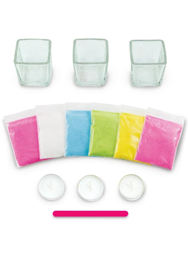 ADDO Out to Impress Creative Candle Holders with Different Coloured Sand | Decorate & Personalise your Candle Holder | Arts & Craft | DIY Craft Kit | Do it Yourself | Educational & Learning | Imaginative Play | Creative Gift for Kids and Adults - Image 3