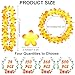 Fovths 150 Pieces Hawaiian Leis Necklace Colorful Tropical Flower Garland Hawaiian Leis Bulk Thickened Hawaiian Flower Wreaths for Hawaiian Themed Party Beach Luau Party Supplies - Image 4
