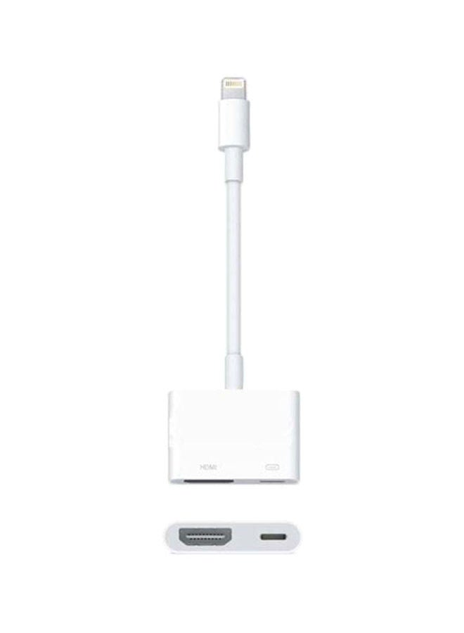 NIBEMINENT HDMI To Lightning Digital AV Adapter White