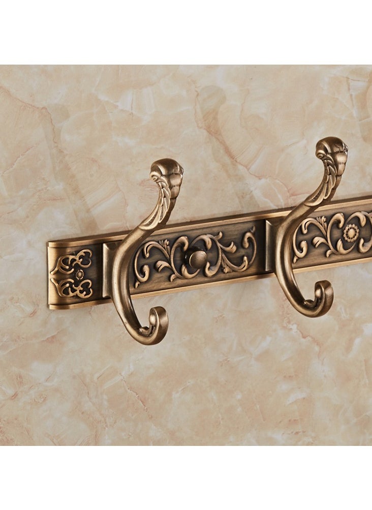 Loquat Aluminum Alloy Wall Coat Hat Hooks, 4 Hooks 