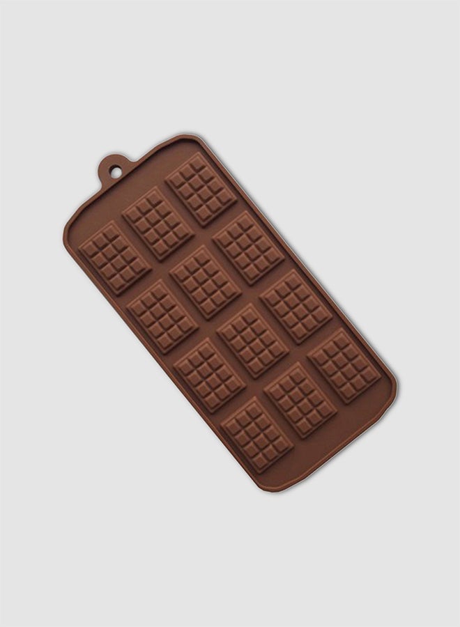 Silicone Chocolate Mould Brown 226x107x5mm - Image 1