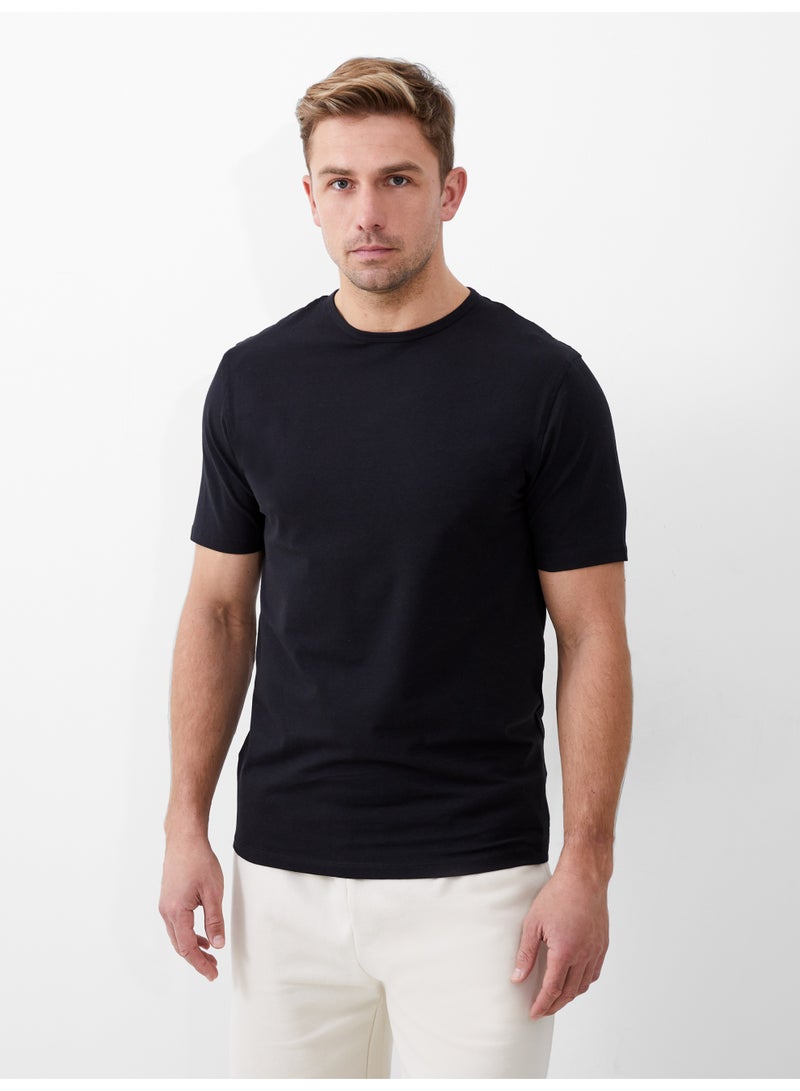 French Connection Regular Cotton Blend Crew Neck T-Shirt - Image 1