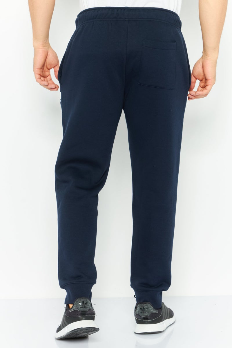 DKNY Sport Men Sportswear Fit Drawstring Training Jogger Pants, Navy - Image 4