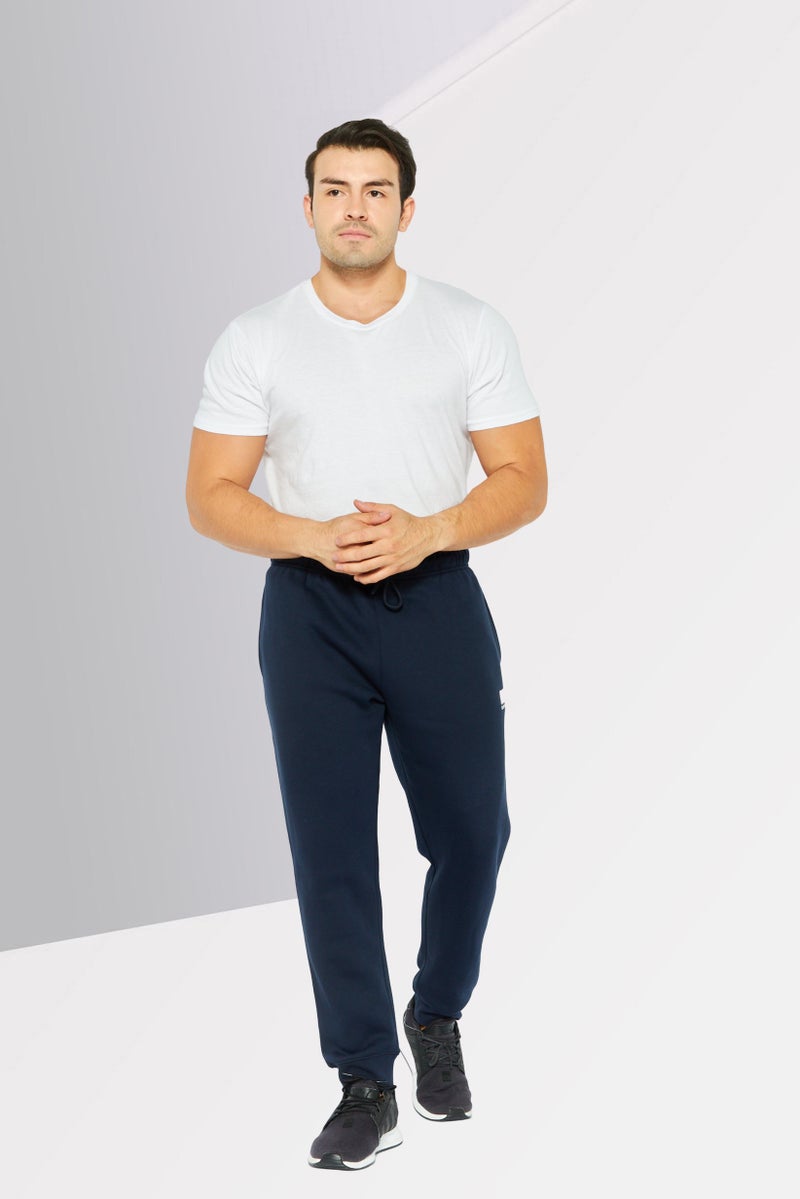 DKNY Sport Men Sportswear Fit Drawstring Training Jogger Pants, Navy - Image 2