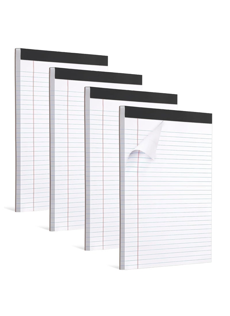 Generic - 4 Pack Note Pads Legal Pads, Writing Pads 8.5 x 11 Inches, Memo Pads Lined Writing Note Pads Letter Size Legal Pad College Ruled Pads Legal Rule for School Office Supplies（50 Sheet per Pads） - Image 1