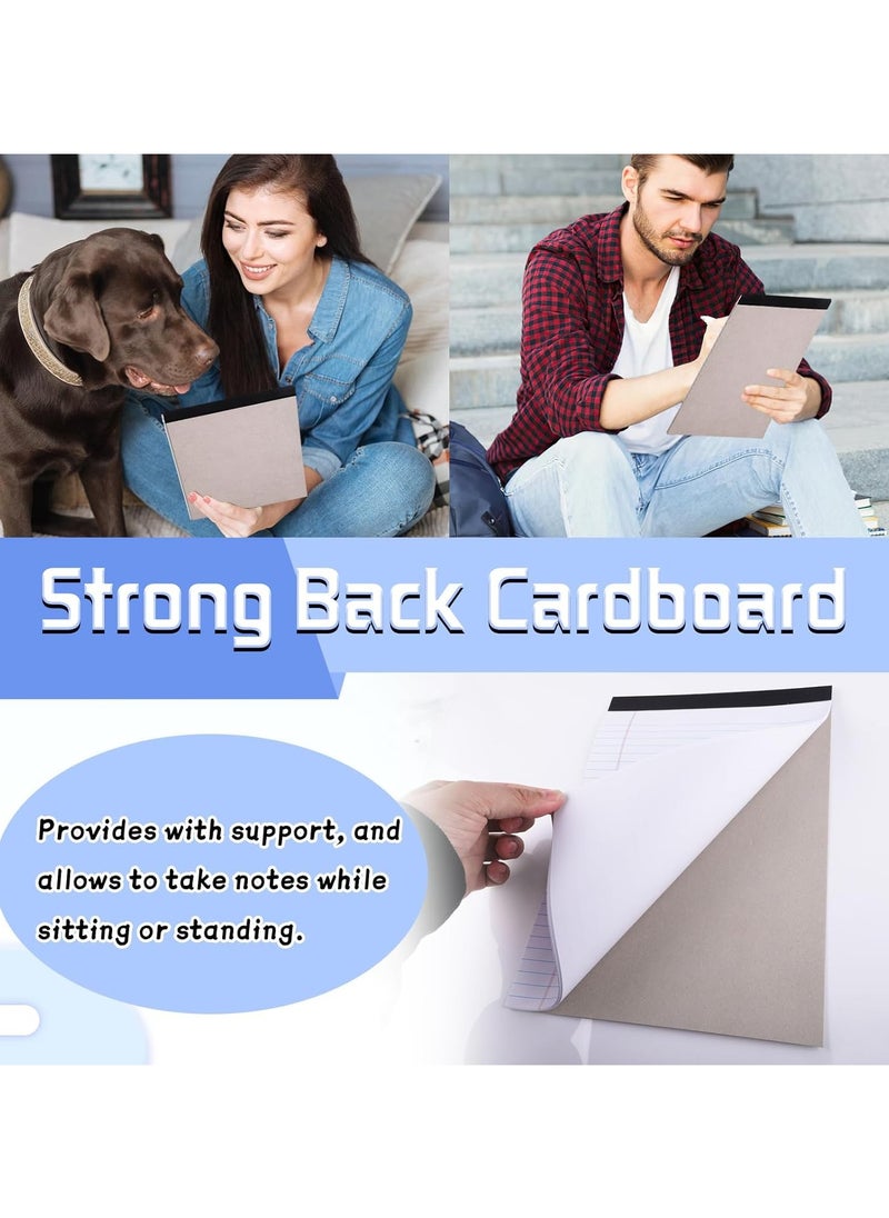 Generic - 4 Pack Note Pads Legal Pads, Writing Pads 8.5 x 11 Inches, Memo Pads Lined Writing Note Pads Letter Size Legal Pad College Ruled Pads Legal Rule for School Office Supplies（50 Sheet per Pads） - Image 1