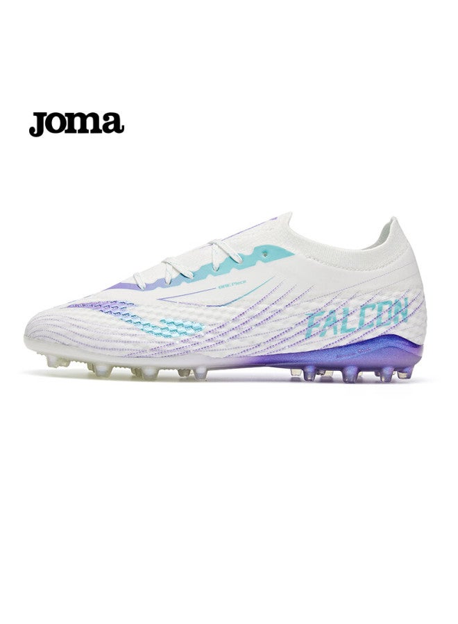 Joma New Falcon 2.0 Series Speed Lightweight Mg Studs Professional Soccer Shoes White/purple 42.5 - Image 1