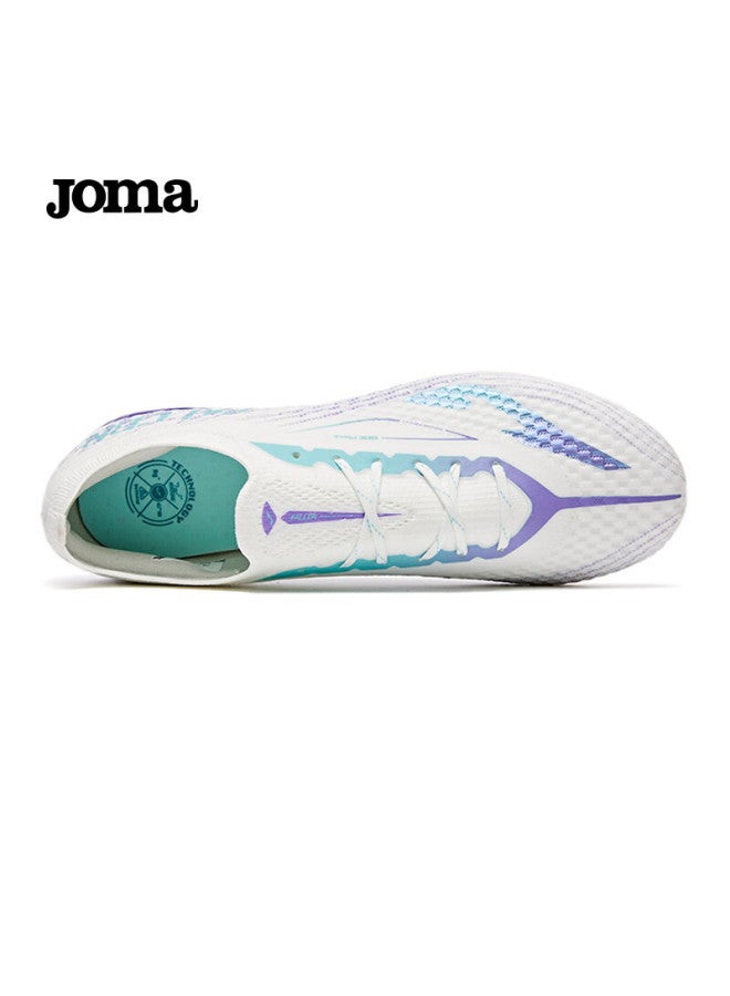 Joma New Falcon 2.0 Series Speed Lightweight Mg Studs Professional Soccer Shoes White/purple 42.5 - Image 3