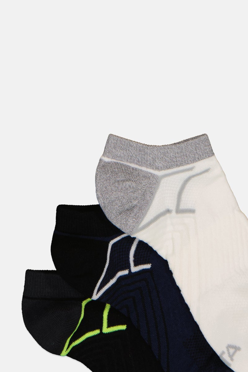 ANTA Kids Boy Brand Logo Ankle Socks, Multicolor - Image 2