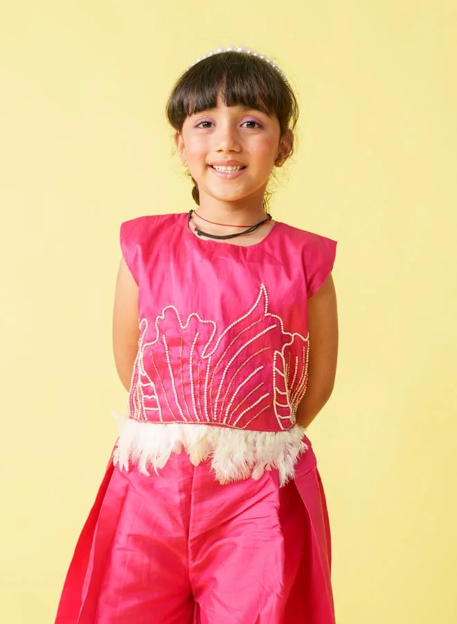 Maithili Maithili Embellished Sleeveless Top and Palazzo Set