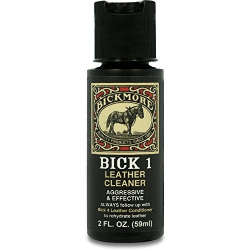 Bickmore Bick 1 Leather Cleaner 2 oz - Clean Dirt, Oil, Sweat, Salt, and Water Stains from all Colored, White, and Black Leather - Image 1