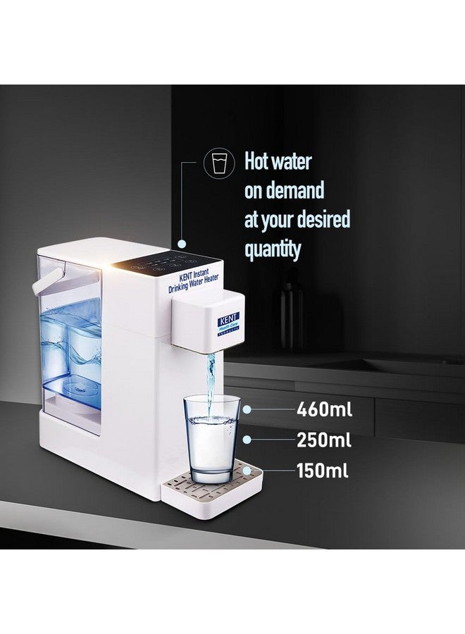 KENT KENT Instant Drinking Water Heater 2.2L| Instantly Heat Pure Water to Hot Water | Temperature Selection 45° to 100° Celcius | Quantity Output 150ml to 460ml |Digital Touch Panel | Child Lock Feature - Image 4