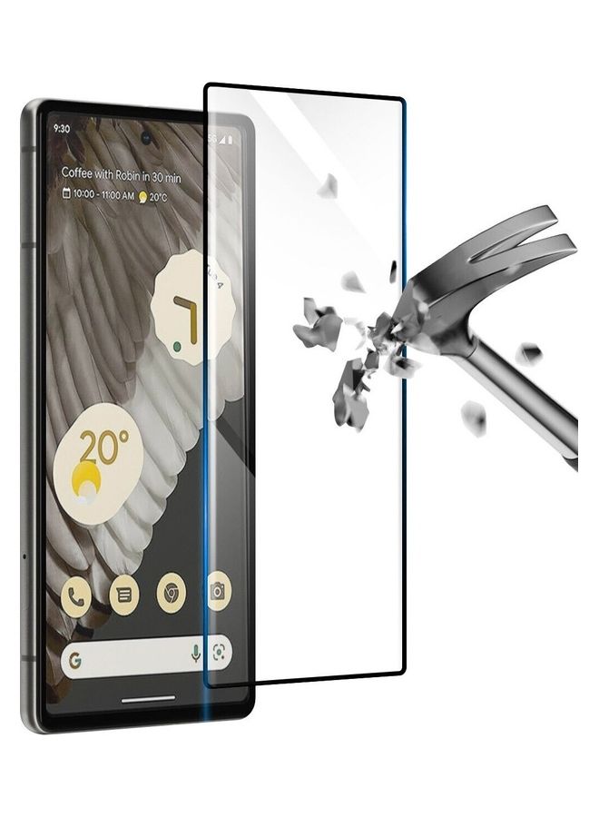 NIBEMINENT 3 Pack For Google Pixel 7 Pro Clear Case Cover And 2x Screen Protector Tempered Glass - Image 5