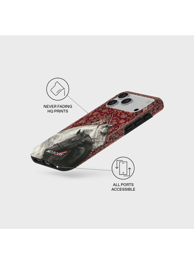 موبكوس جراب Mobcos Dynasty Premium لهاتف iPhone 17 Pro Max، متوافق مع غطاء هجين مزدوج الطبقات صلب + حماية سيليكون - غطاء مقاوم للخدوش والصدمات - Image 3