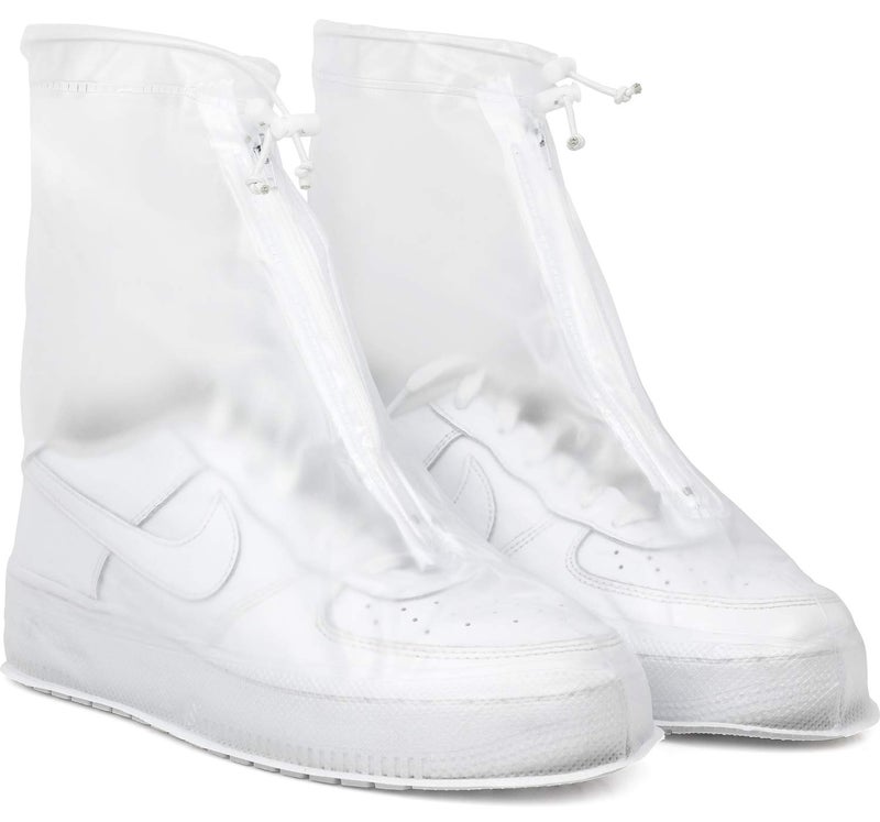 Rain Shoe Covers  Waterproof Shoe Covers for Men Women  Reusable Galoshes Overshoes Clear XLarge