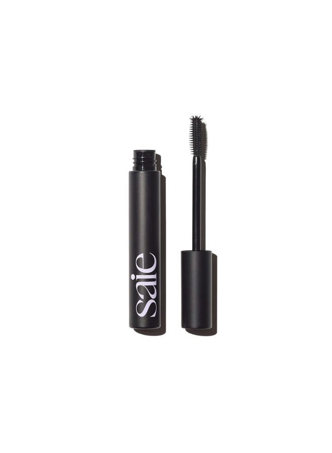 Saie Mascara 101 - Buildable + Lash Lengthening Mascara Formulated to Strengthen and Condition with Rich Nutrients - Black (0.31 oz) - Image 1