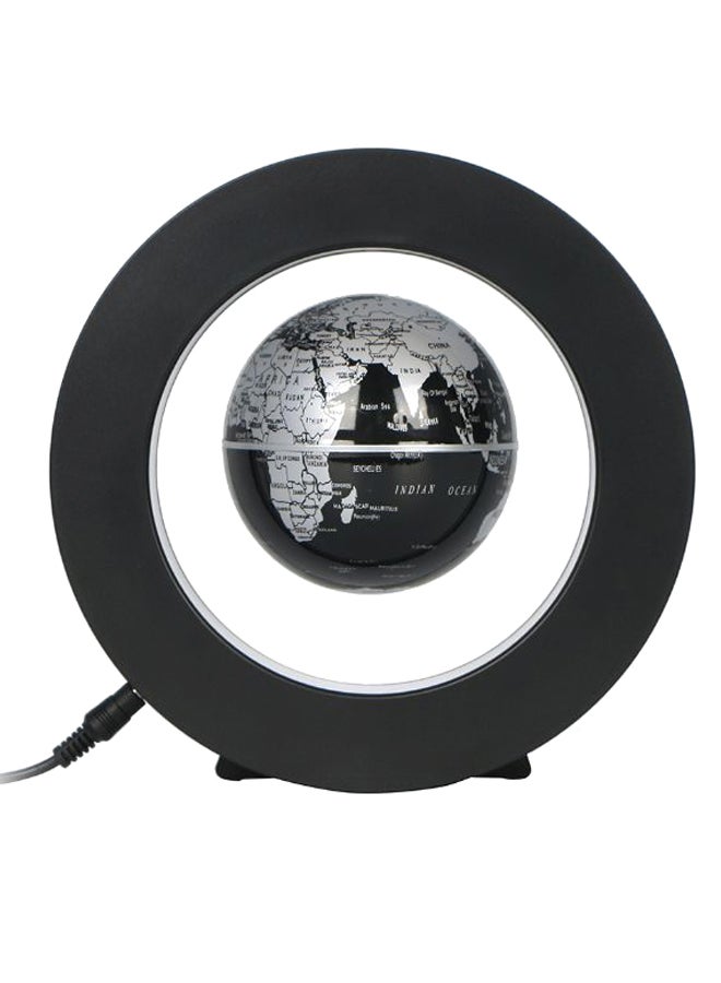 Loquat Floating Earth Globe World Map With LED Light Black 3.5inch