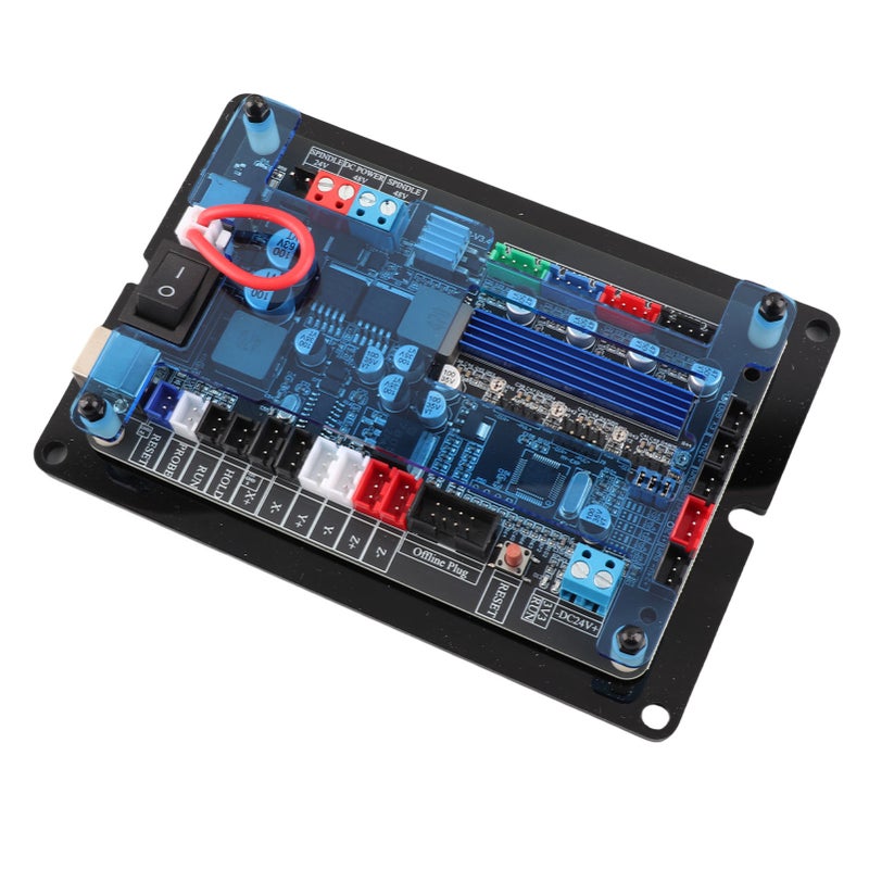 3 Axes GRBL Controller Board 32 Bit Stepper Motor Driver Board for Woodworking Engraving Machine CNC Router DC12-48V - Image 1