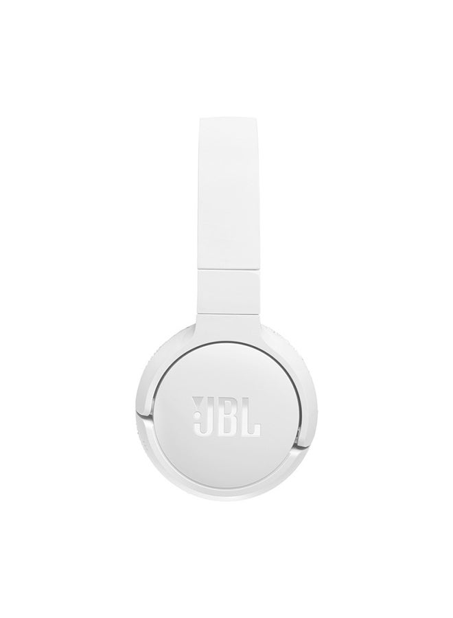 JBL Tune 670 Adaptive Noice Cancelling Wireless On Ear Headphones Pure Bass Sound 70H Battery Buetooth 5.3 With Le Audio Hands Free Call Plus Voice Aware Multi Point Connection White - Image 3