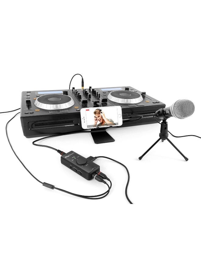 IK Multimedia iRig Stream stereo audio interface for iPhone, iPad, Mac, iOS and PC with USB-C, Lightning and USB for 24-bit, 48 kHz recording from mixers and studio gear - Image 4