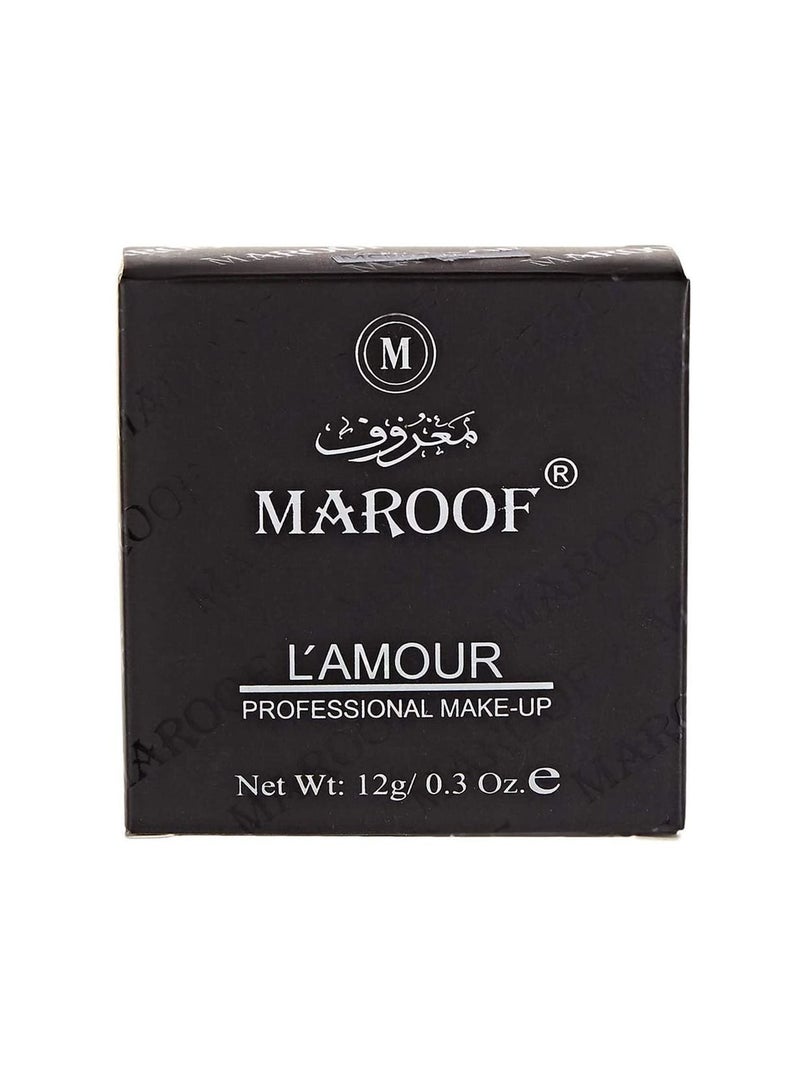 MAROOF L'Amour Professional Makeup Pressed Powder 12g - Image 3