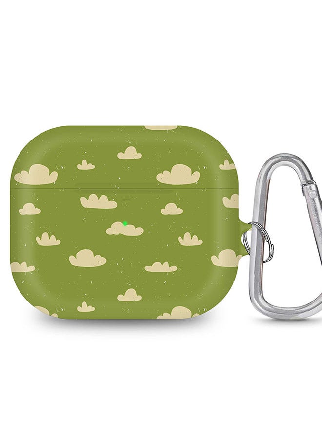 Stylizedd - StylePods Case for Airpods 3rd Gen Case With Anti-Lost Keychain - Wandering Clouds - Image 1