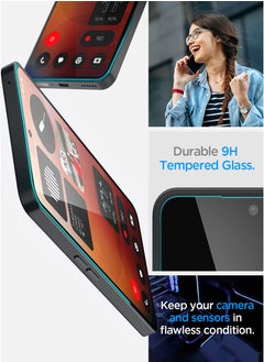Spigen GLAStR EZ FIT HD Nothing Phone (3a) / Nothing Phone (3a Pro) Screen Protector Tempered Glass Case Friendly [1 PACK]  - Image 4