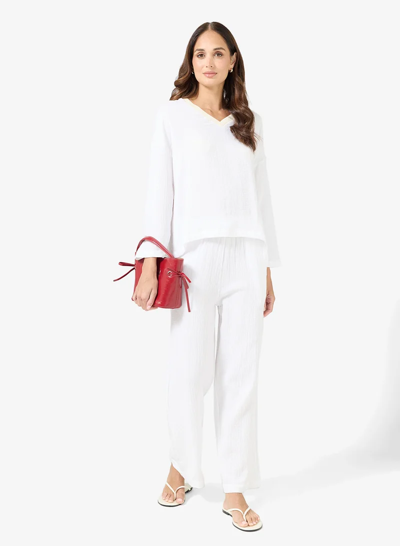Ella  Ribbed Lounge Set for Women | Best Price UAE