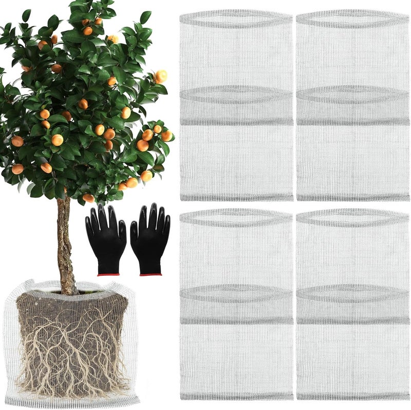 Froidesente 15 Gallon Root Guard Gopher Baskets Proof Stainless Wire Steel Underground Barrier, Gophers Moles Voles Mesh Baskets Protect Plant Roots Tubers Trees Flowers Crops (8 Pcs 15 Gallon) - Image 1