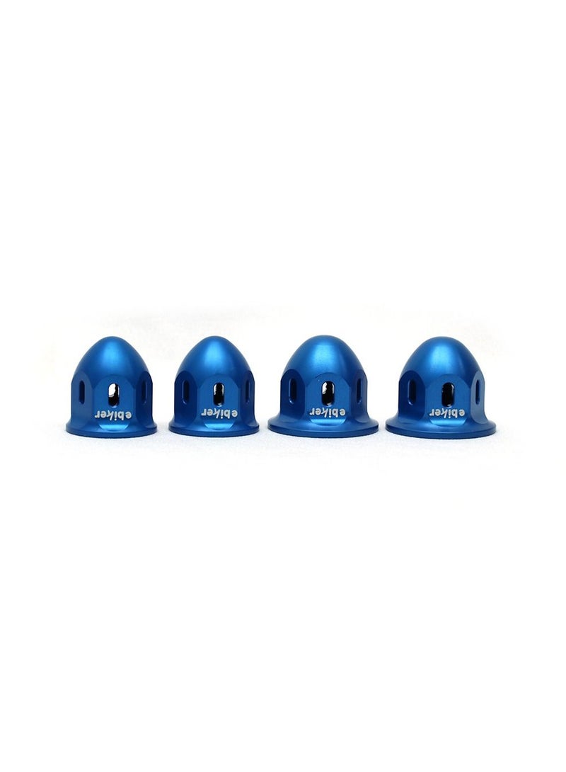 General Wear Resist and corrosion 4PCS Front Spindle Nuts For Yamaha RAPTOR 700  Blue  - Image 4