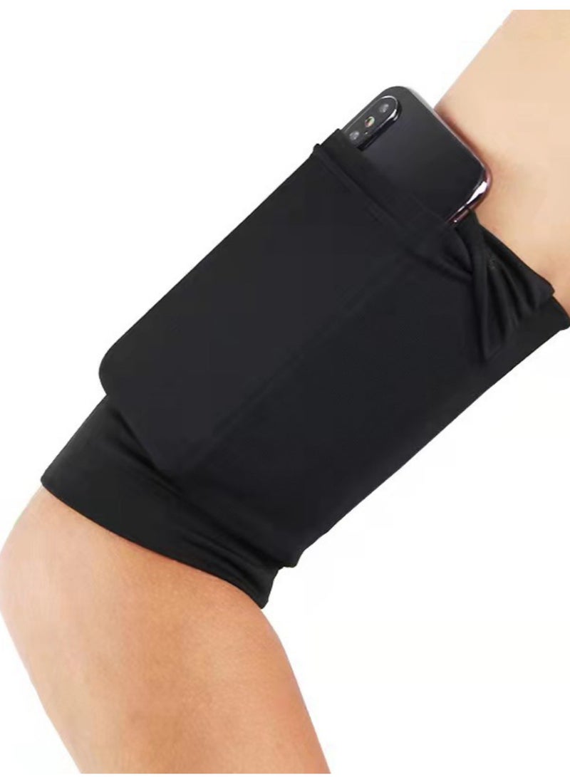 حقيبة ذراع هاتف سوداء كبيرة - Image 2