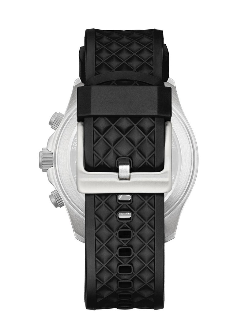 Al Fajr Dynamic 360 Analog+Digital Rubber Strap Watch - WH-24 - 44mm - Image 4