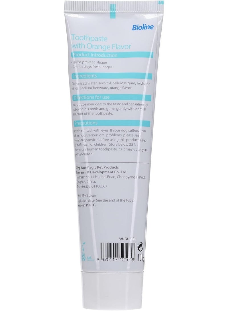 بايولاين معجون اسنان ايولين نكهة البرتقال 100 جرام متعدد الالوان - Image 2