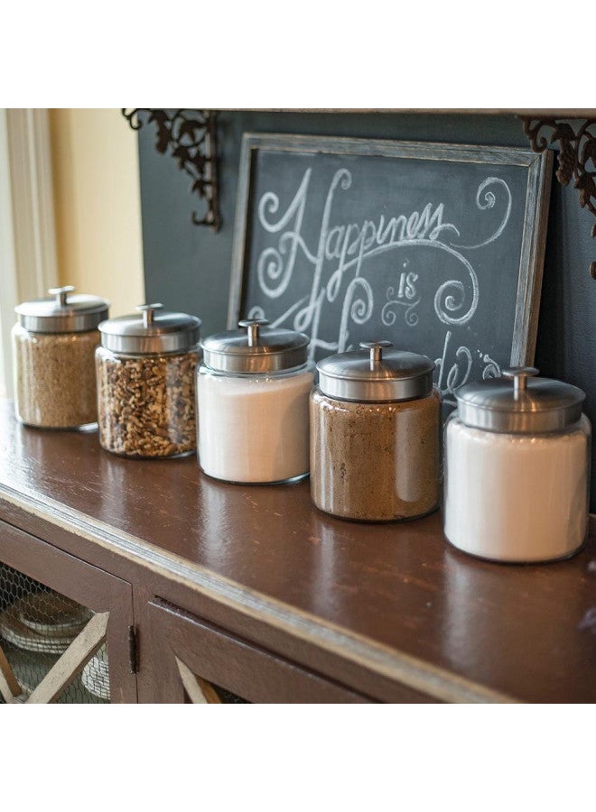 Anchor Hocking 2 Gallon Montana Glass Jar with Lid (2 piece, silver metal, dishwasher safe) - Image 4