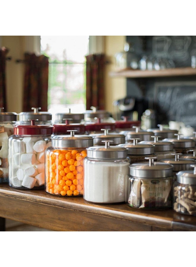 Anchor Hocking 2 Gallon Montana Glass Jar with Lid (2 piece, silver metal, dishwasher safe) - Image 3