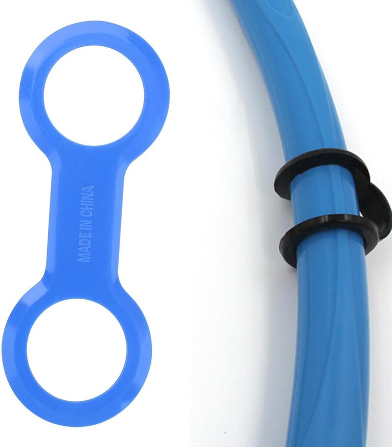 klarako Plastic Snorkel Keeper Retainer Silicone Snorkel Strap Keeper Universal Clip Snorkel Keeper Tube Holder Diving Snorkeling Clip - Image 4