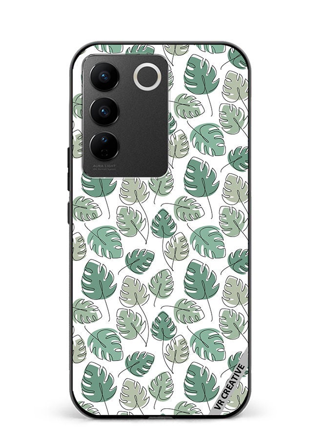 VR CREATIVE Protective Case Cover For Vivo V27e Flower Design Multicolour - Image 1