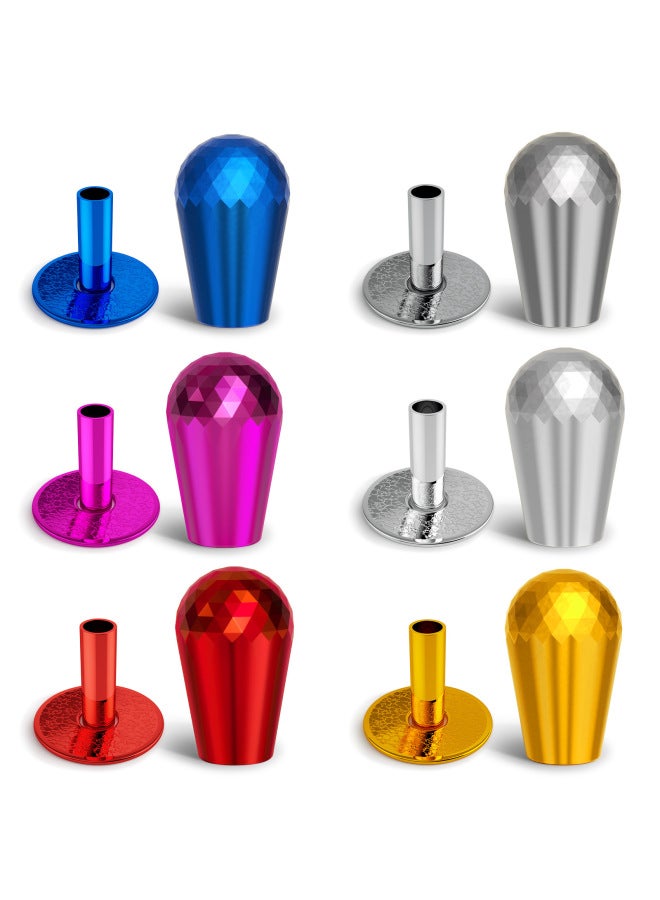 Boxing Fighter/QANBA Prism American Electroplating Oval Ball Head Rocker Accessories Prism Electroplating Rocker Ball-Product Color:Boxer Prism Rocker Ball-electroplated Blue - Image 4